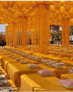 50 guirlandes en dentelle Gota or argent, guirlandes de mariage or réveillon du nouvel an noël mariage indien et décorations pour la maison - Product Image 3