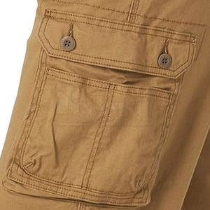 Secado rápido Ligero Transpirable Lona Casual Cargo Pantalones para correr Cintura elástica Bolsillos con cremallera Uso al aire libre - Product Image 5