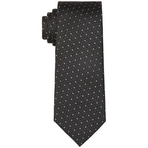 For Calvin Klein Men's Gray Flower Dot Jacquard Printed <b>Tie</b> Casual One Size Wool and <b>Polyester</b> Silk Bow <b>Tie</b> with Gift Box - Product Image 2