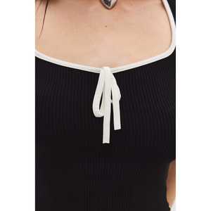 Camiseta Casual Ajustada con Ribete, Transpirable, de Algodón, Elastano y Seda, Manga Corta, Largo Recortado, con Estampado de Logotipo, Versión de Verano, desde XS hasta XL - Product Image 4