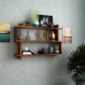 Étagère murale classique en métal à quatre niveaux pour épices, avec design détachable – Unité de rangement durable et écologique - Product Image 1