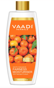 Fairness Hydratant à l'extrait de mandarine 350ml Crème éclaircissante et hydratante pour la peau à base de plantes Glow & Nourishment naturel. - Product Image 2