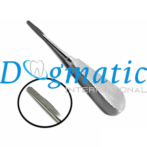 Élévateur manuel réutilisable en acier inoxydable Coleman pour l'extraction des racines avec dents dentelées pour usage dentaire - Product Image 6