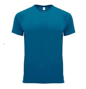 Venta al por mayor caliente nueva moda hombres camiseta transpirable Dry Fit Fitness Running Top sin bolsillo tamaño personalizado camiseta Top - Product Image 6