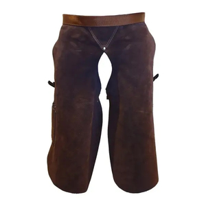 Tablier de maréchal-ferrant professionnel Chap en cuir de vache de force pour le ferrage de chevaux et le toilettage Instruments vétérinaires équestres - Product Image 6