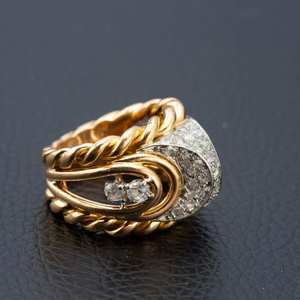 2.00 carats rétro Vintage coupe ronde bague de fiançailles pour hommes Moissanite diamant Cocktail Style bague en argent Sterling 925 - Product Image 6