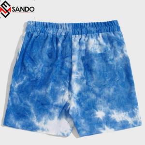 Vente en gros de shorts de haute qualité avec logo personnalisé teinture par nœuds pour hommes pour tenue décontractée d'été pantalon cargo 6XL avec décoration à motifs pour garçons - Product Image 2