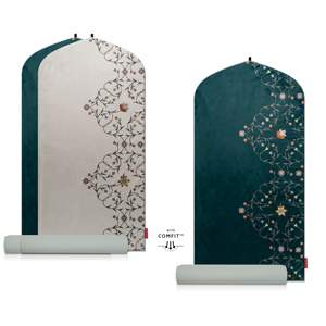 Alfombrilla de oración de espuma viscoelástica acolchada lavable al por mayor productos islámicos Ramadán Eid TAKVA EasiClean interior Colección Real alfombrilla de oración - Product Image 1