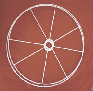 Nhà Máy cung cấp đèn bóng râm Spider Fitter khung với E27 giữ vòng để làm đế chế Mặt dây chuyền linen vải đèn Shades cho khách sạn - Product Image 2