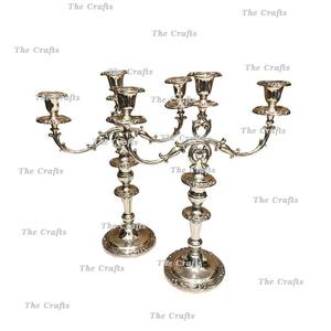 Candelabro Decorativo de Diseño Atractivo en Metal y Cristal con Recipiente para Flores para Decoración de Eventos - Product Image 3