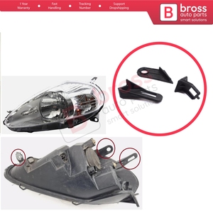 Support de fixation de phare avant gauche BHL589-1 avec kit de réparation pour Grande Punto MK3 199 2005-2013 89101372SX - Product Image 5