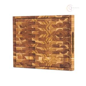 เขียงไม้สวยงามสำหรับเคาน์เตอร์ครัว |   เขียงพรีเมียม ปลอดภัยต่อสิ่งแวดล้อม ป้องกันแบคทีเรีย ใช้กับเครื่องล้างจานได้ อุปกรณ์ครัว - Product Image 6