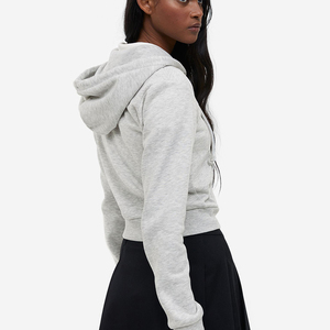 Último diseño personalizado hecho su propio estilo mujeres sudaderas con capucha peso ligero nueva llegada mujeres sudaderas con capucha con mangas completas - Product Image 3
