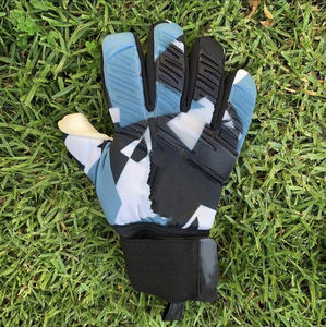 Guantes de portero de fútbol impermeables de dedo completo de látex de alta calidad 2025, correa de muñeca ajustable para uso profesional - Product Image 4