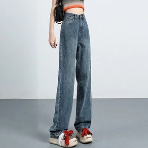 Pantalon uni décontracté personnalisé de haute qualité pantalon en denim élégant de haute qualité 2025 100% coton respirant pantalon pour femme - Product Image 3