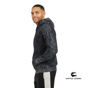 Sweats à capuche professionnels 100% coton lavés à l'acide pour hommes conception de logo personnalisé impression bouffée surdimensionnée vêtements de haute qualité - Product Image 2