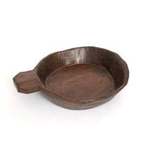 Plato artesanal de madera con silueta festoneada, ideal para interiores rústicos, bohemios y escandinavos, que añade carácter y equilibrio. - Product Image 3