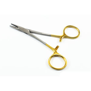 Portaagujas Dental TC Halsey 12 cm Instrumento quirúrgico Acero inoxidable CE - Product Image 1