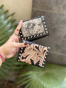 Nouveau Unique Designer Cheveux sur Cacher Fourrure En Cuir Portefeuille Animal À La Main En Cuir Femmes Portefeuille Titulaire De La Carte En Espèces Cadeau pour Elle - Product Image 3