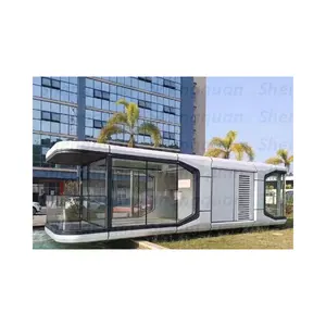 Shengquan 20 40 Feet Capsule Tiny House For Living Factory Custom Container Homes Guarantee House
