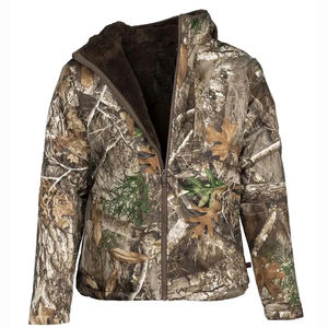 Chaqueta de Caza con Cuello Alto y Logotipo Frontal, Diseño Acolchado Tipo Bomber, Impermeable, Transpirable, Térmica, para Invierno, OEM - Product Image 5