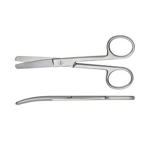 Tijeras quirúrgicas doradas de acero inoxidable de alta calidad, instrumento de corte médico de precisión Manual, puntada de tijera quirúrgica OEM - Product Image 1