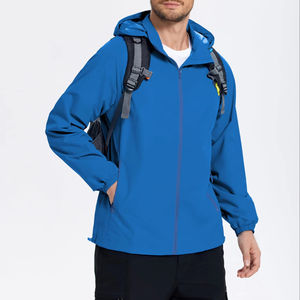 เสื้อแจ็คเก็ตกลางแจ้งสำหรับผู้ชายผ้า100% โพลีเอสเตอร์/ โพลีเอสเตอร์/ ไนลอนแบบปิดได้แบบมีซิป - Product Image 5