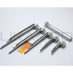 LIKAMED MILLER Calidad alemana Fibra óptica Hoja de laringoscopio reutilizable 5 cuchillas Diseño Batería eléctrica Mango Inoxidable - Product Image 3