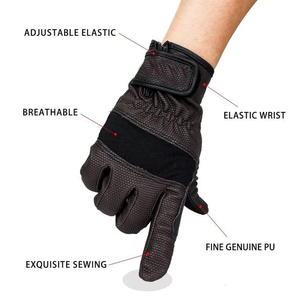 ถุงมือนิรภัยสำหรับผู้ใหญ่ถุงมือช่างไนไตรล์ป้องกันไฟฟ้าสถิตย์ไม่เป็นผงระบายอากาศได้ตามต้องการสีที่มีคุณภาพสูง - Product Image 4