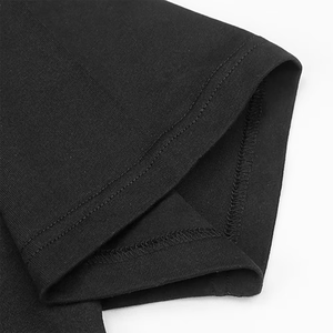 280G Heavyweight T-shirt Unisex Solid Color Baggy <b>Tshirts</b> Short Sleeve Combed Cotton T-shirt Custom Washed T-shirt - Product Image 3