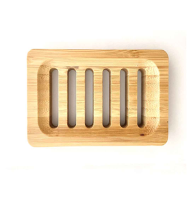 Porte-savon en bois rectangulaire écologique, forme carrée, accessoires de salle de bain, logo personnalisé, plateau à savon en bois - Product Image 2