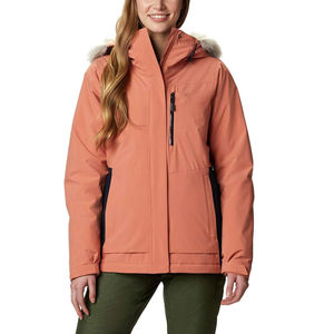 Veste parka pour femme, noire, à capuche, imperméable, réversible, grande taille, respirante, écologique, en nylon brut, hiver, sur mesure - Product Image 1