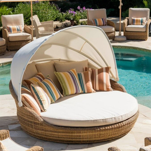 High End Waterproof Teak Chaise Lounge Contemporary Swimming Pool <b>Sunbed</b> Adjustable Luxury Hotel Garden Beach Lounge Chair - Product Image 5