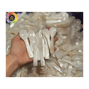 Cuchara de degustación artesanal natural Cuchara de Madre de perla Cuchara de concha de perla para sal, postre, té o regalo decorativo - Product Image 2