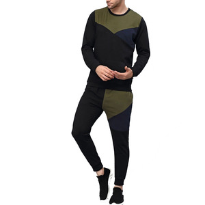 Vente en gros hiver 100% coton ras du cou survêtement survêtement blanc survêtement Fitness Gym hommes survêtements Offre Spéciale - Product Image 1