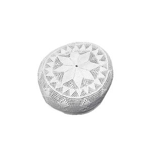Chapeau de Kufi pour la prière musulmane Casquette pour hommes Bonnet islamique Casquette tête de mort Broderie Kofia Topi Chapeau de prière - Product Image 4