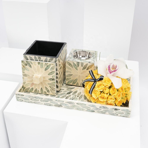 Quemador de Incienso de Alta Calidad, Más Vendido, Hecho a Mano, con Incrustaciones de Nácar, Juego de Bandeja y Quemador, Diseño de Madera Natural para Decoración del Hogar - Product Image 1