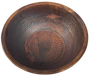 Bol de spa traditionnel utilisé Bol en cuivre pur Fabricant et grossiste Bol de spa en cuivre martelé Meilleures ventes - Product Image 3