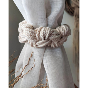 Handmade Woven Indoor Tiebacks Clips for Bedroom and <b>Living</b> <b>Room</b> Window Holdback Tie Backs <b>Curtain</b> Holders for Sale Good Quality - Product Image 5