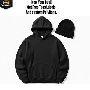 Sudadera con Capucha de Felpa de Algodón Extra Grande de Estilo Vintage de Primavera de ONSTYLE SPORTS, Sensación Suave, Duradera, Antiencogimiento, Elegante para Hombre y Mujer - Product Image 4