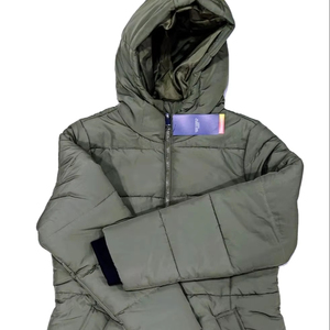 Veste blouson imperméable d'hiver de haute qualité pour femmes avec logo avant en tissu tissé 100% rembourrage en polyester - Product Image 1