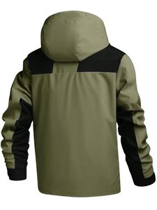 Chaqueta Cortavientos Impermeable de Softshell Tejida para Hombre, con Logotipo Personalizado al por Mayor, para Exteriores, 2026 - Product Image 5