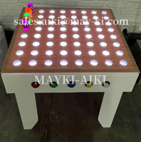 Mayki Panneau mural lumineux LED avec jeux pour enfants, équipement sensoriel pour salle d'autisme, thérapie, centre de jeux intérieur holistique