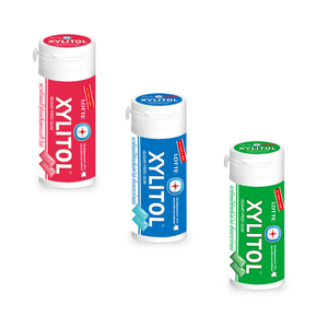 Chewing-gum sans sucre Lotte Xylitol saveur de myrtille rafraîchissante 26.1g Pack refermable pour une haleine fraîche et des soins bucco-dentaires - Product Image 1