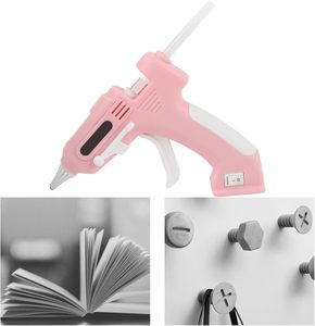 Pistolet à colle chaude rechargeable pour le flocage de tapis, l'adhésion et le jointement, avec 25 bâtonnets de colle, chargement USB - Product Image 4