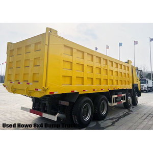 Camion benne diesel Sinotruk Howo 8x4, poids total 30t, transmission automatique, direction à droite, moteur Weichai, capacité de charge 50t, conduite à droite - Product Image 5