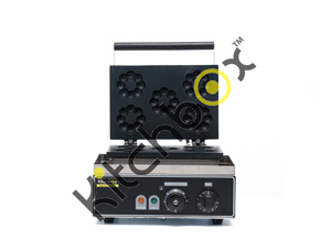 เครื่องทำโดนัททรงดอกไม้ สเตนเลสสตีล คิทช์บ็อกซ์ อินดัสเทรียล คอมเมอร์เชียล แบบไม่ติดกระทะ กำลังไฟ 1.5-2 กิโลวัตต์ - Product Image 2