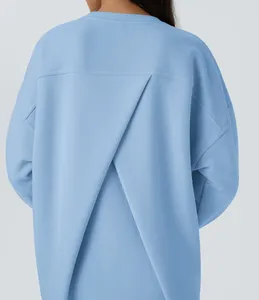 New Latest <b>Women</b> Sweatshirt <b>for</b> <b>Women</b> Customized Designs Sweatshirt Breathable Sustainable Plain <b>Jumper</b> Crewneck - Product Image 3