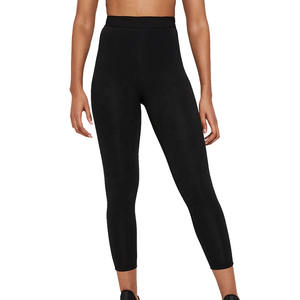 Leggings de Cintura Alta Personalizados para Mujer, Leggings de Pierna Recta, Suaves y Elásticos, Hechos de Nailon y Elastano, Mallas de Gimnasio, Pantalones de Yoga de Color Sólido - Product Image 1