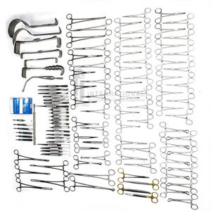 108 pièces ensemble d'instruments de laparotomie Kit chirurgical en acier inoxydable de chirurgie générale pour l'opération hospitalière ensemble de chirurgie de laparotomie - Product Image 3